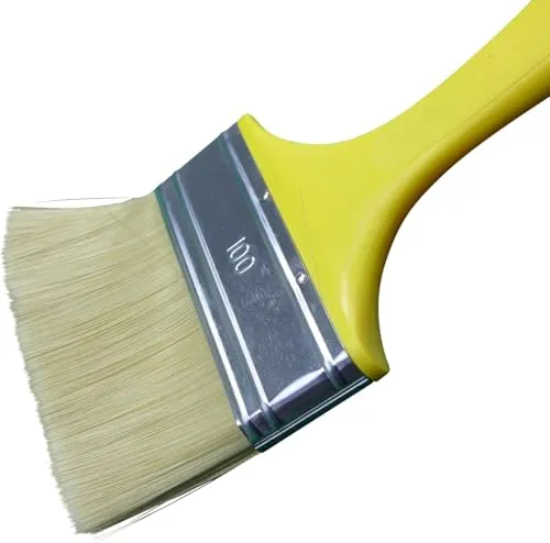 ROTIX Flachpinsel 10 cm Lasurpinsel 3 Stück