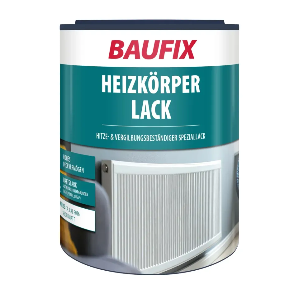 BAUFIX Heizkörper Lack weiß seidenmatt 1 Liter