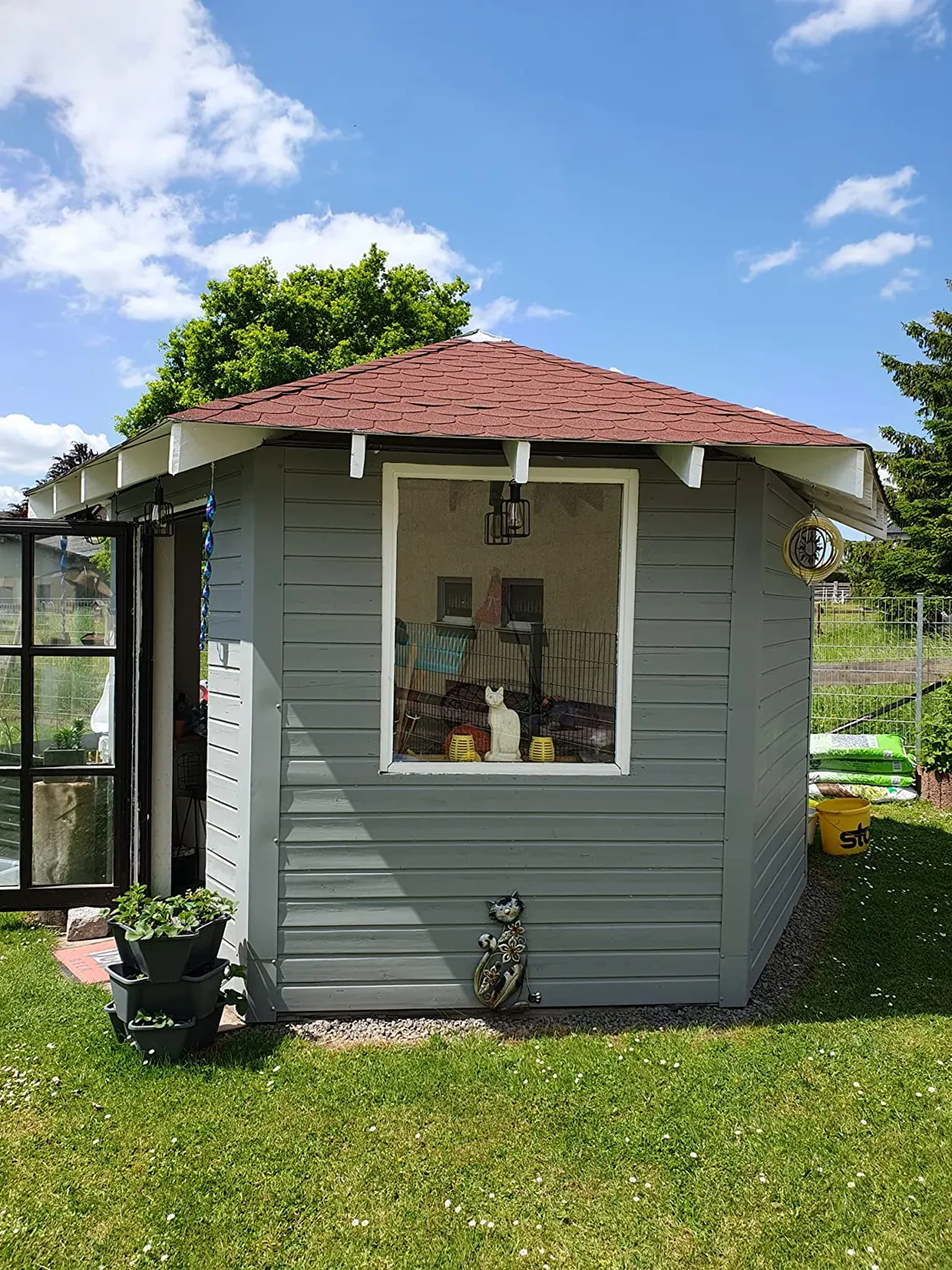 BAUFIX Express Deckfarbe Weiß Matt 2,5 L Wetterschutz