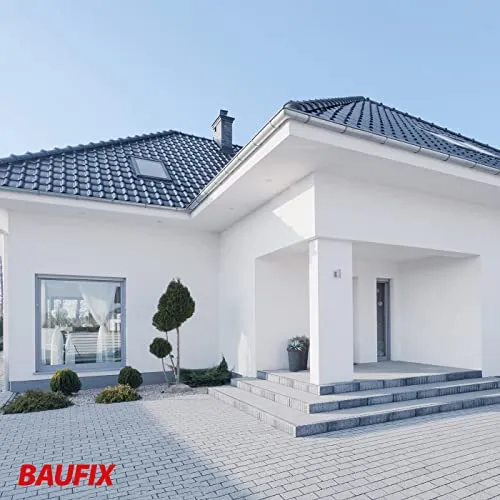 BAUFIX Silikon Fassadenfarbe weiß matt 10 Liter Lotuseffekt
