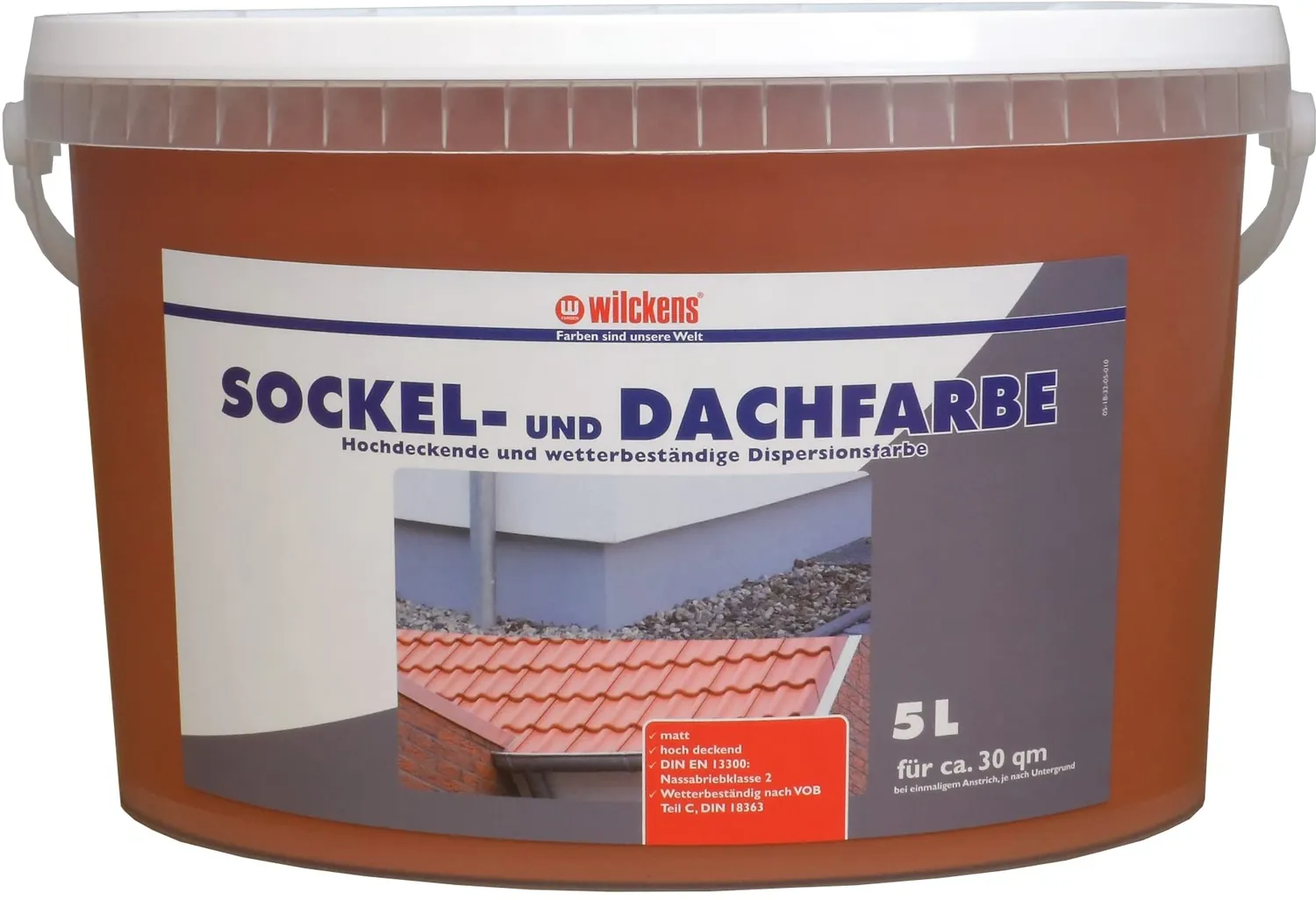 Wilckens Sockel- und Dachfarbe Anthrazit matt 5 l