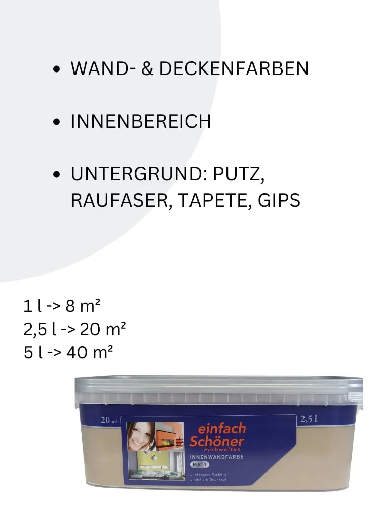 Wilckens Innenwandfarbe matt Abend Rot 1 l deckstark