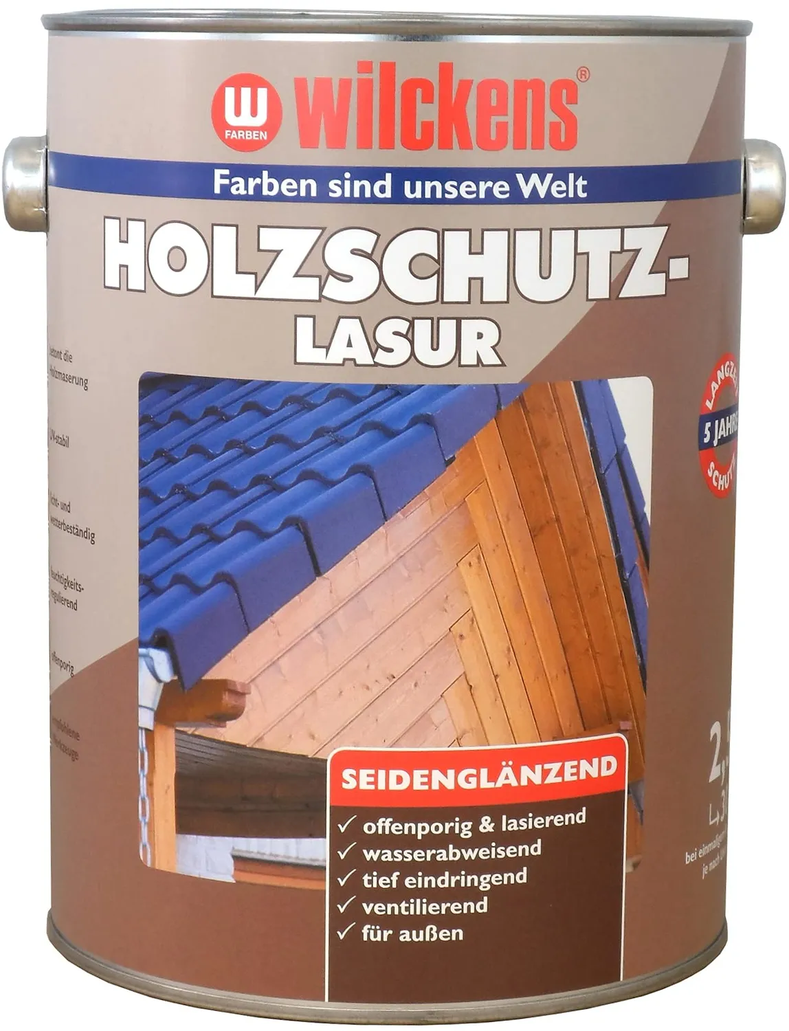 Wilckens Holzschutzlasur außen farblos 750 ml offenporig