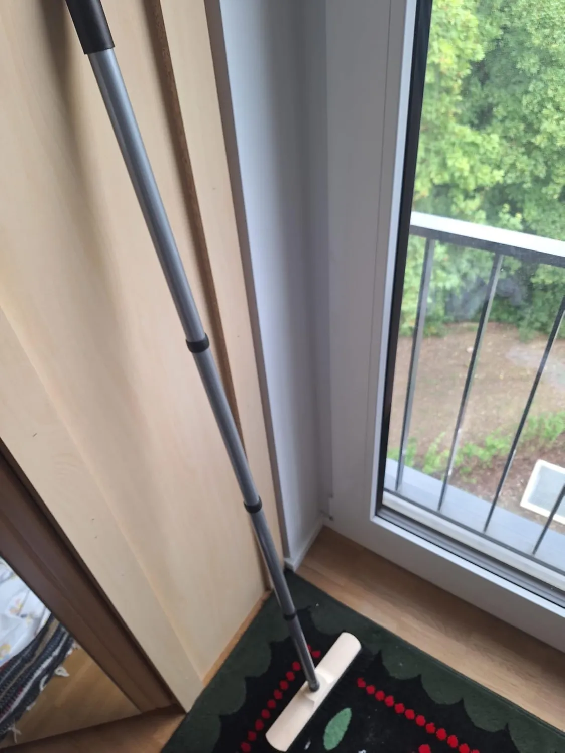 ORGAFLIX Besen mit Stiel 28 cm Kantenschutz Zimmerbesen
