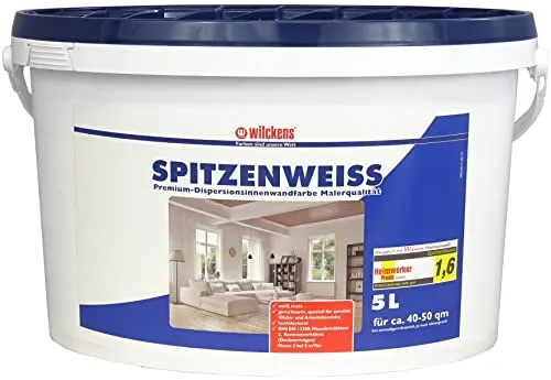 Wilckens Spitzen-Weiss matt 10L Wandfarbe hochdeckend