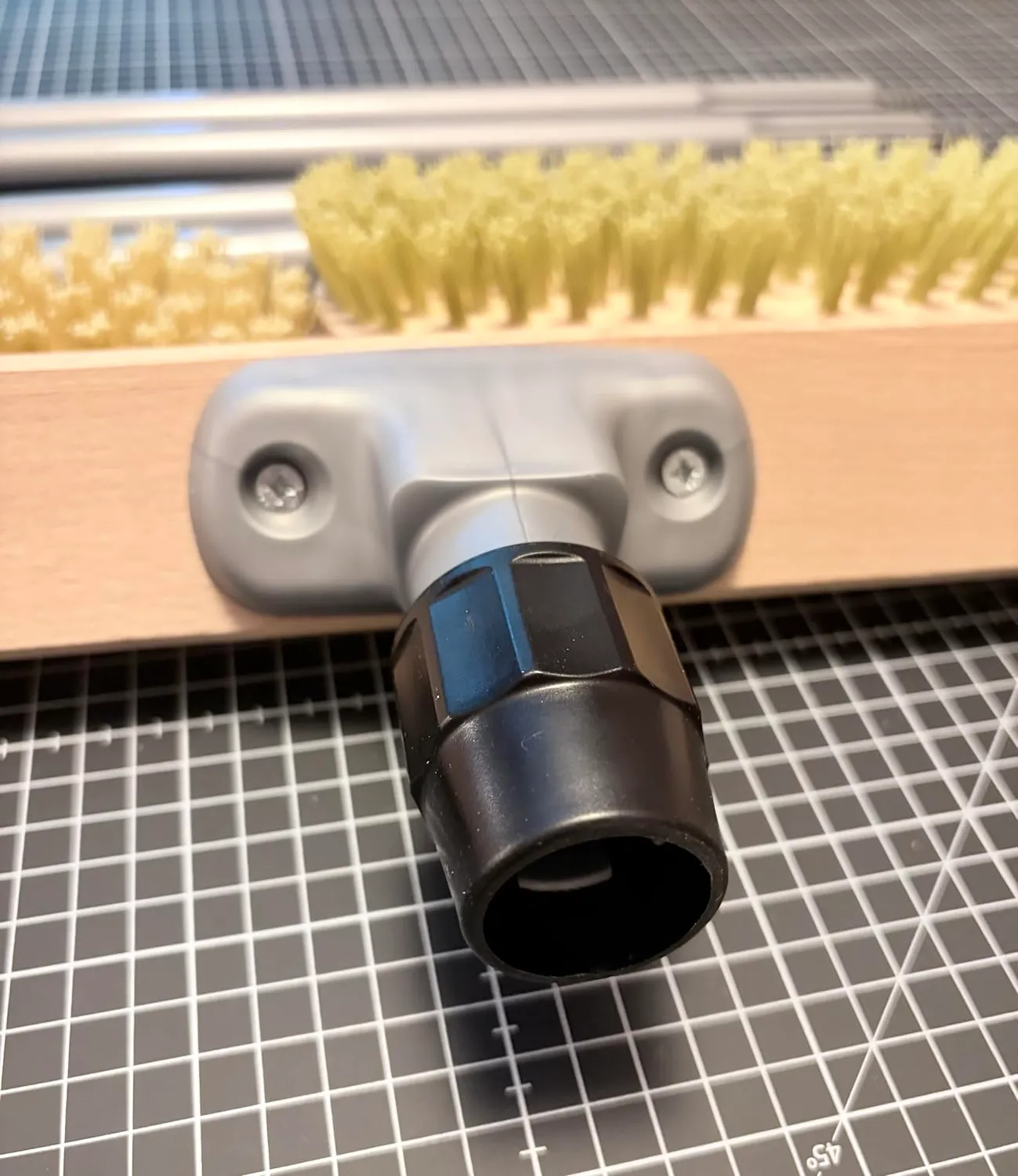 ORGAFLIX Profi Schrubber mit Stiel 40 cm hitzebeständig