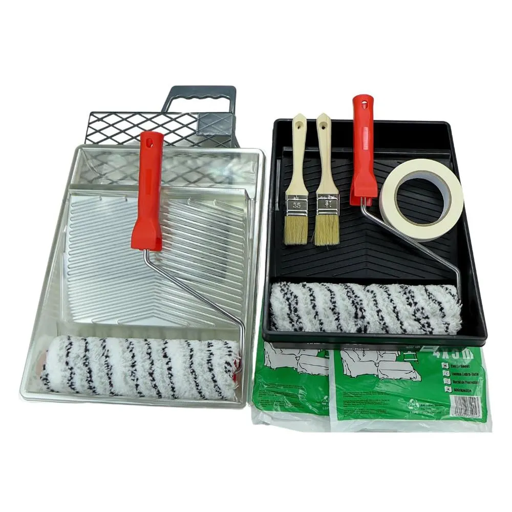 ROTIX Farbroller-Set 98161 14-teilig 25 cm Wanne Einleger