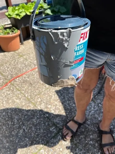 BAUFIX Express Deckfarbe Weiß Matt 2,5 L Wetterschutz