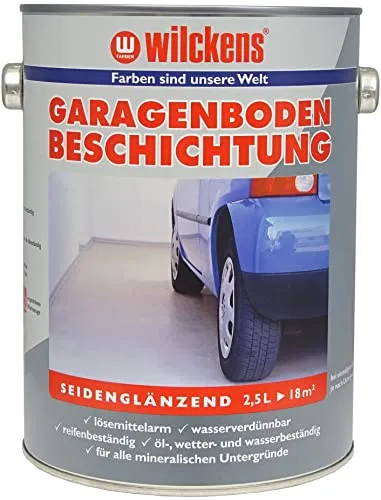 Wilckens Garagenboden-Beschichtung Silbergrau 2,5 l