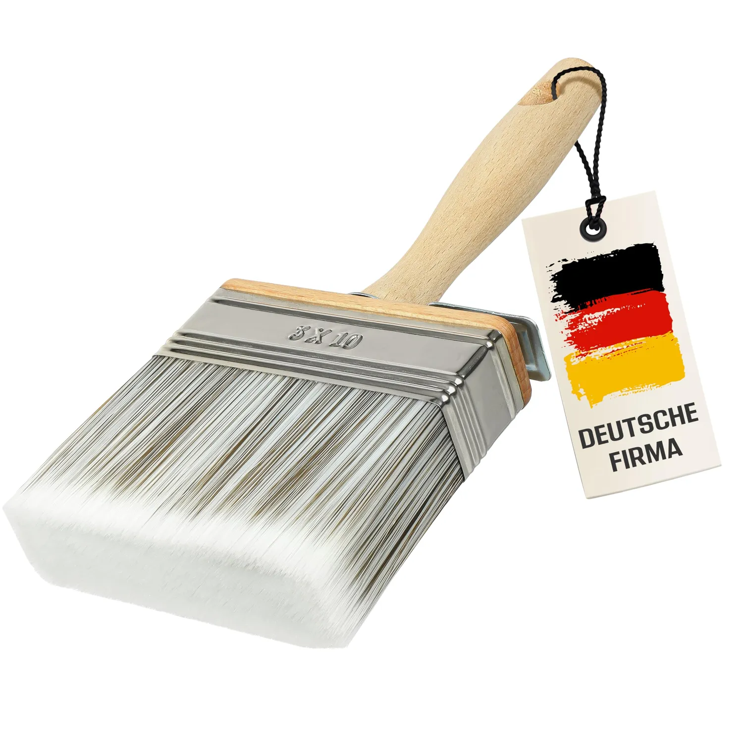 ORGAFLIX Lasurpinsel 30 mm Pinsel-Set 3 Stück Premium