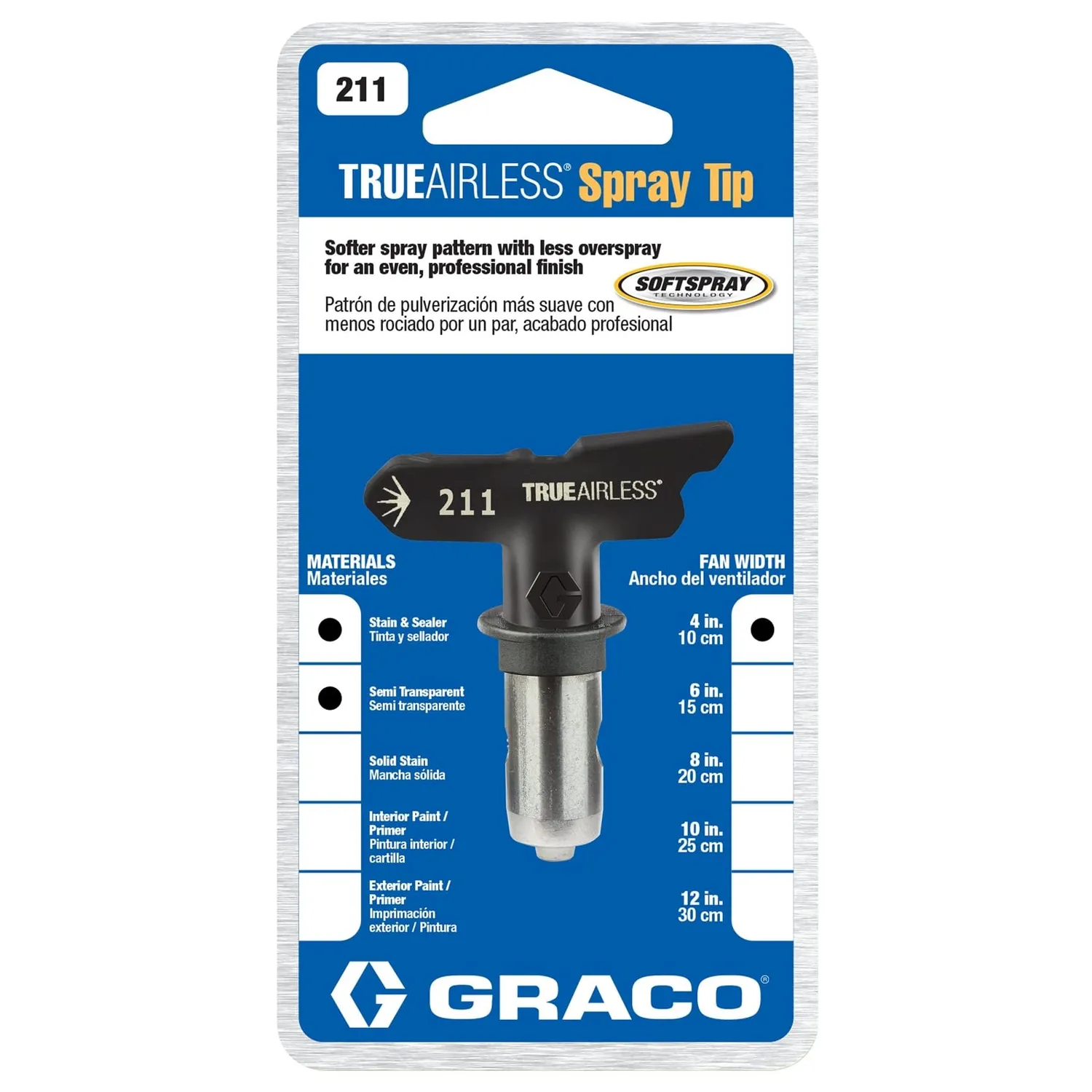 Graco TrueAirless TRA211 Airless-Düse 211