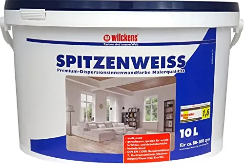 Wilckens Spitzen-Weiss matt 10L Wandfarbe hochdeckend