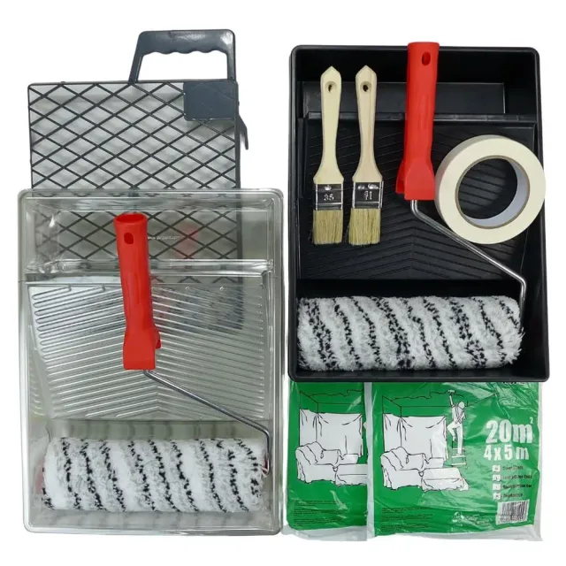 ROTIX Farbroller-Set 98161 14-teilig 25 cm Wanne Einleger