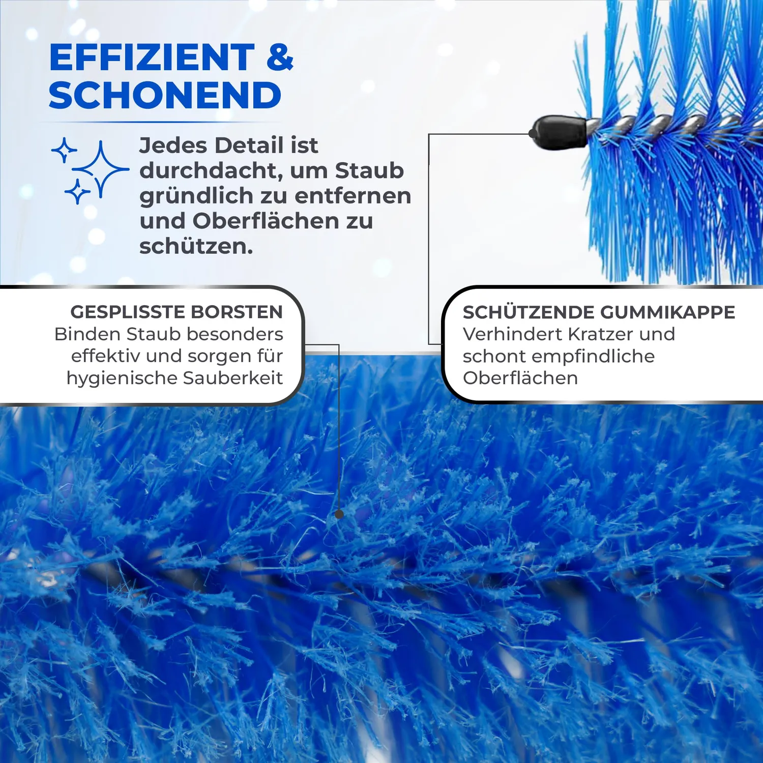 ORGAFLIX Heizkörperbürste Set 2-tlg 70cm+32cm