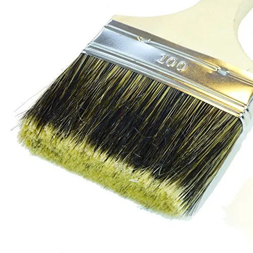 ROTIX 91159 Flachpinsel Lasurpinsel 100 mm Mischborste