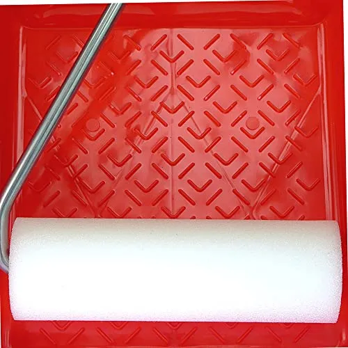 ROTIX Tür-Lackier-Set 10-teilig Pinsel Walze Krepp