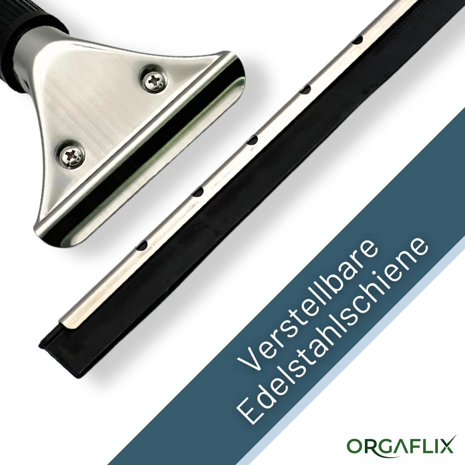 ORGAFLIX Fensterabzieher 35 cm Edelstahl Hard