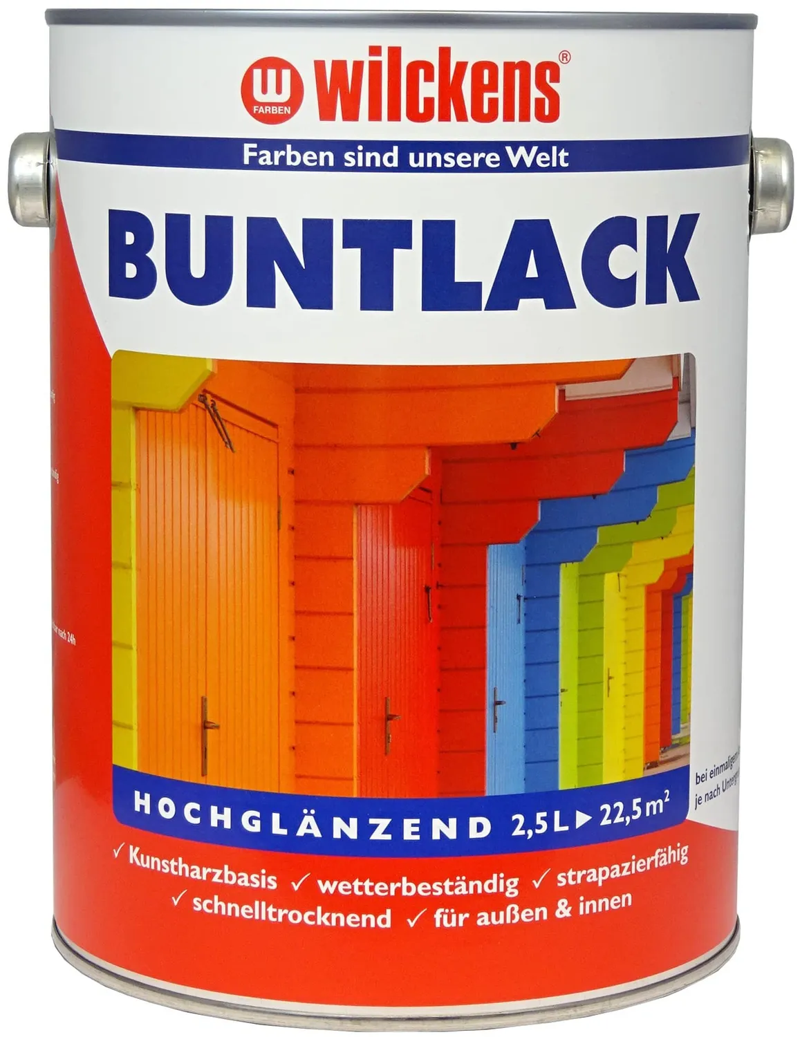 Wilckens Kunstharz Buntlack 750 ml Reinweiß RAL 9010 hochglänz.