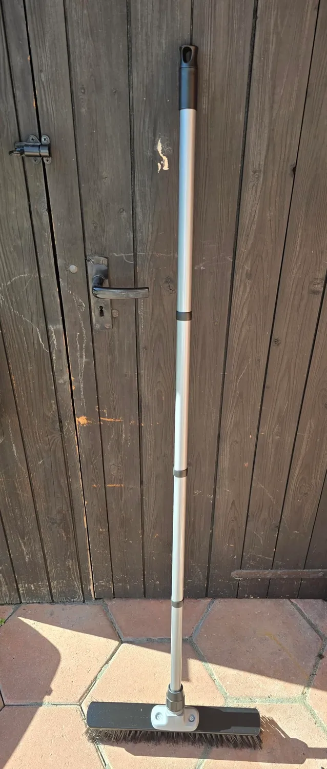 ORGAFLIX Straßenbesen 40 cm Elaston Draht Stiel