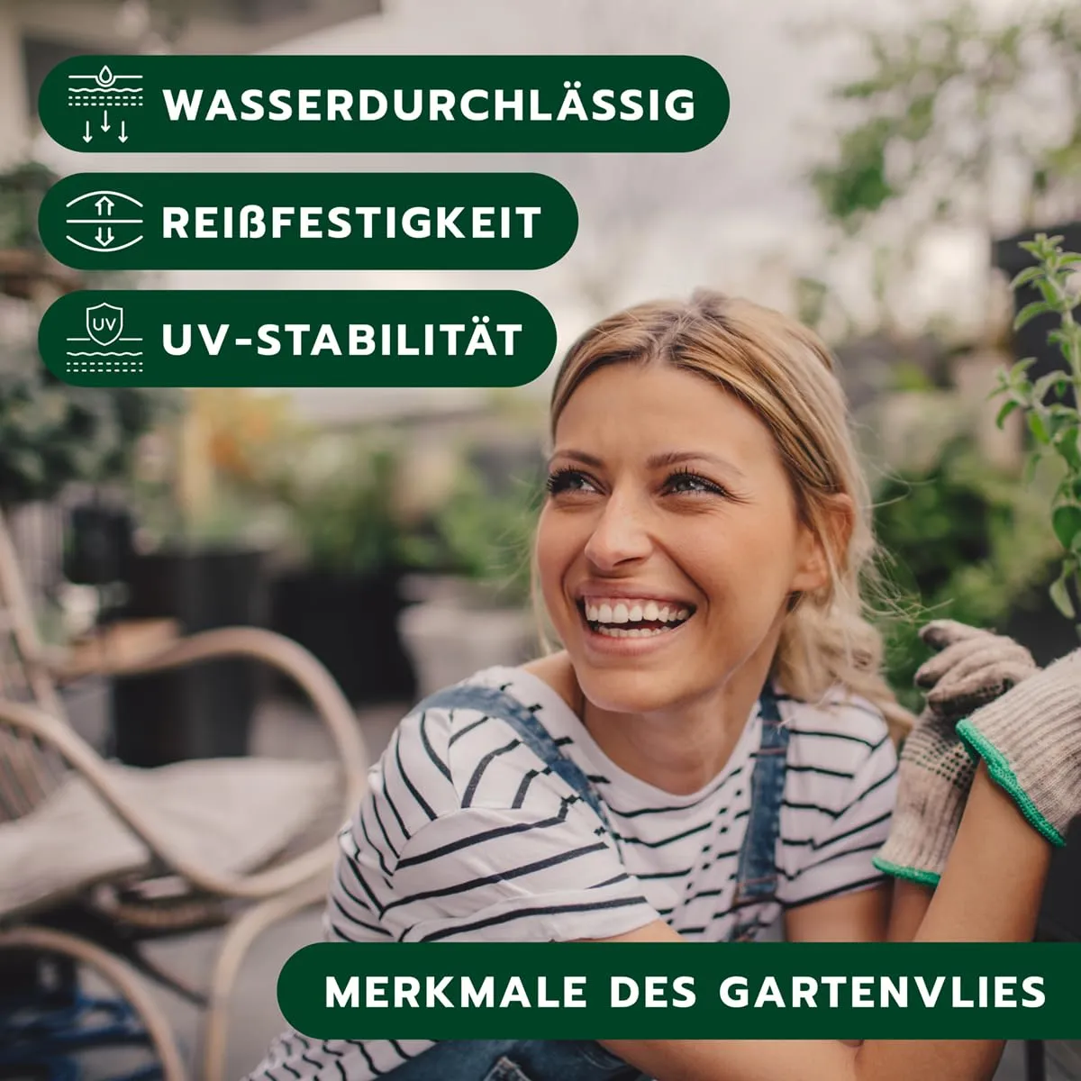 Aquila Profi Unkrautvlies 1x25 m 50 g/m² wasserdurchlässig