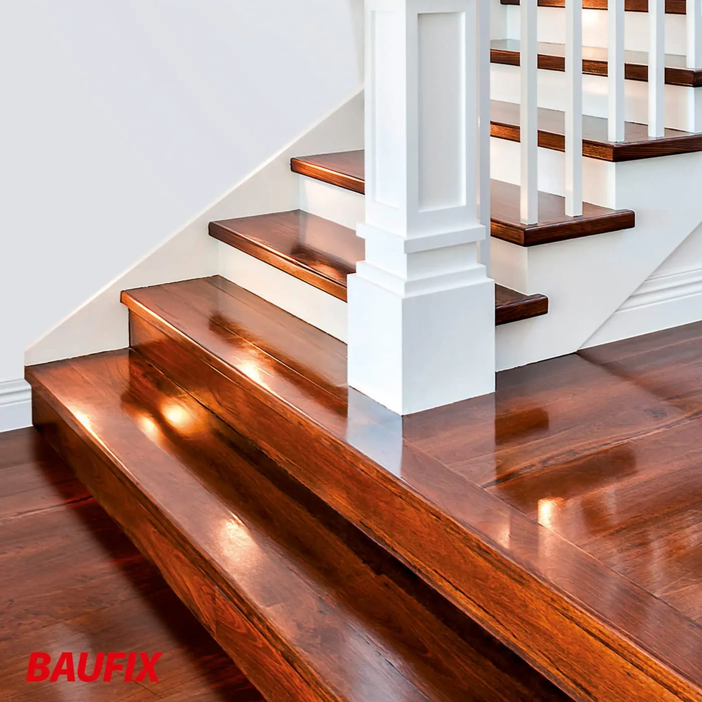 BAUFIX Treppen & Parkettlack Holzlack 1 L seidenglänzend