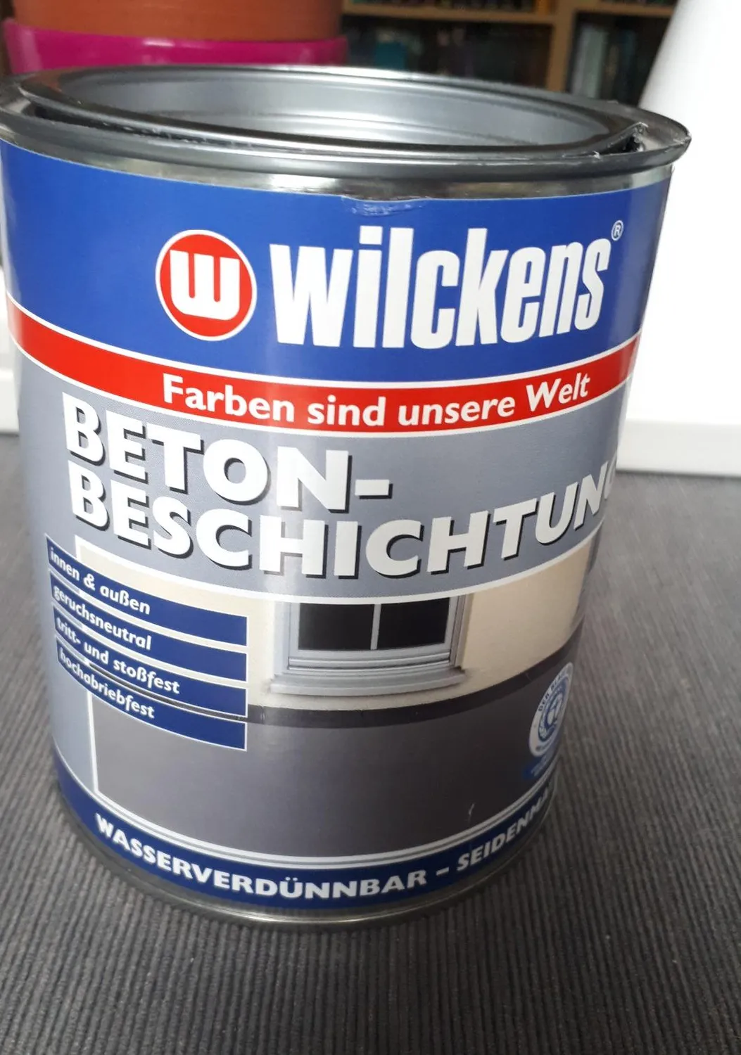Wilckens Betonbeschichtung LF Bodenfarbe 2,5 l Silbergrau RAL 7001