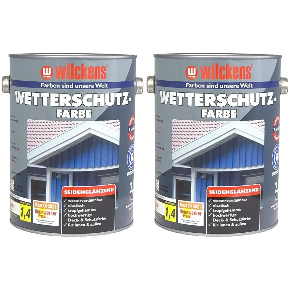 Wilckens Wetterschutzfarbe RAL 9010 Reinweiß 750 ml