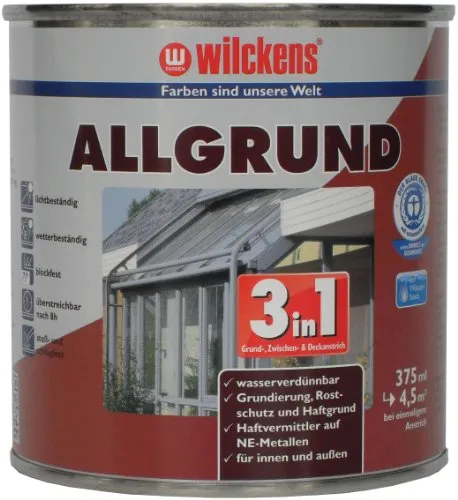 Wilckens 3in1 Allgrund 375ml grau Rostschutz Haftgrund