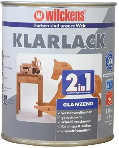 Wilckens 2in1 Klarlack glänzend farblos 375 ml