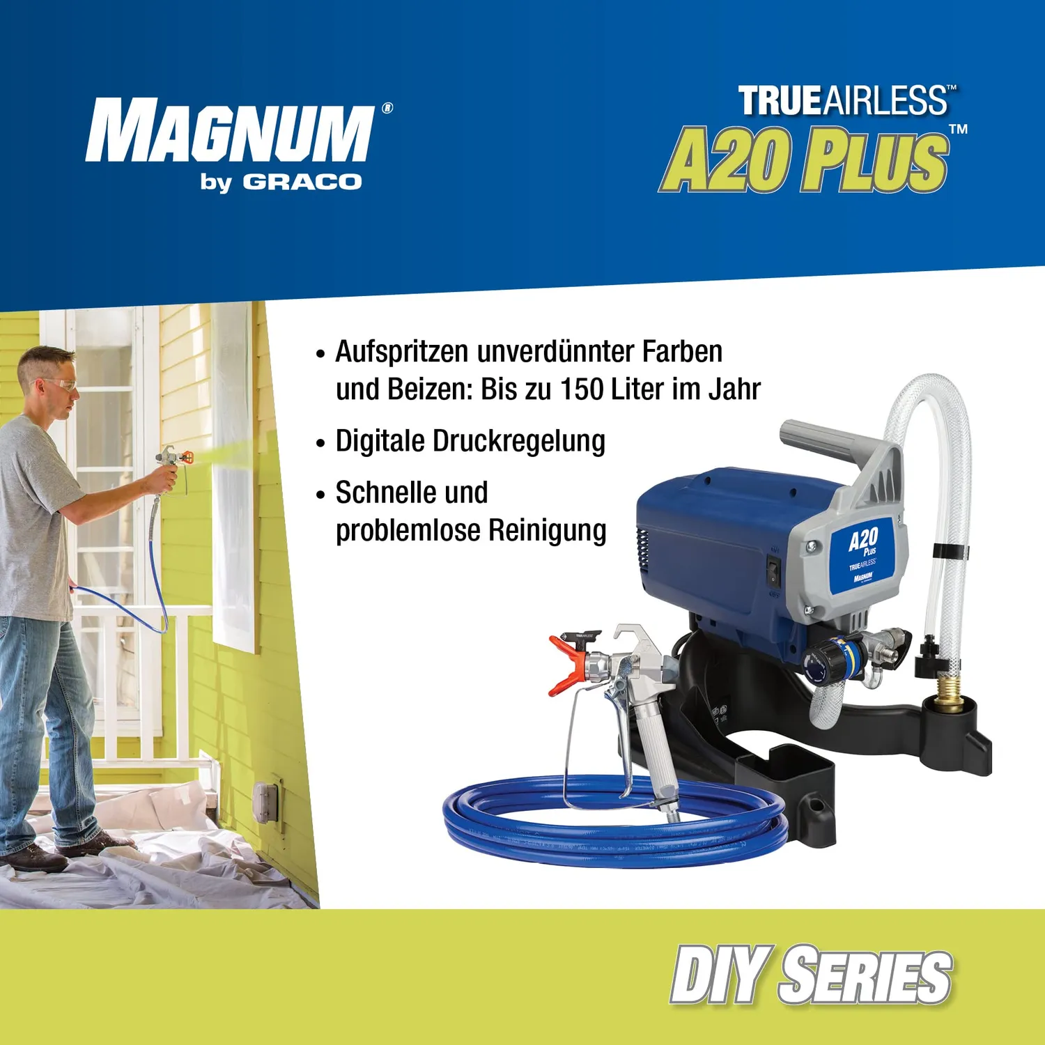 Graco Magnum 17C243 A20 Plus Airless-Spritzgerät 207 bar