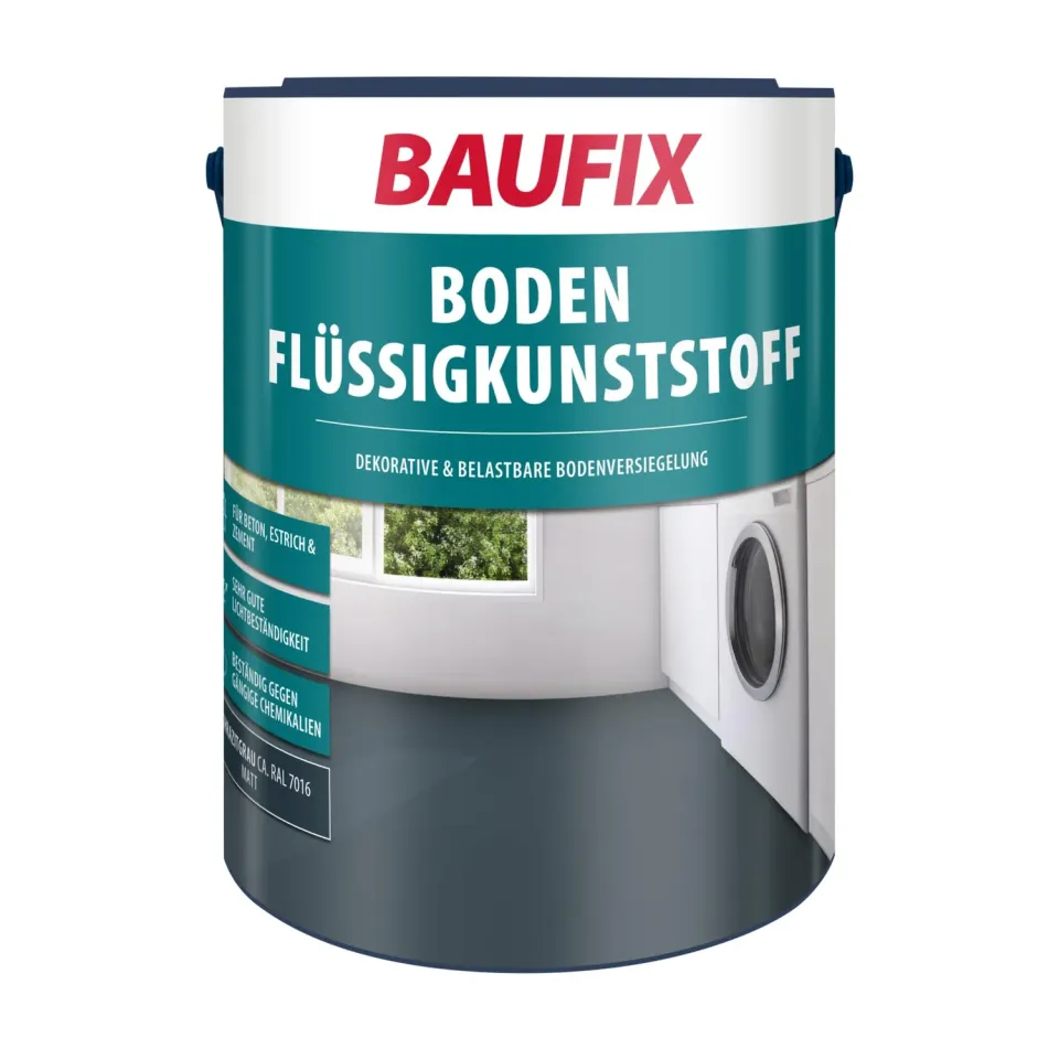 BAUFIX Boden-Flüssigkunststoff anthrazitgrau matt 5L