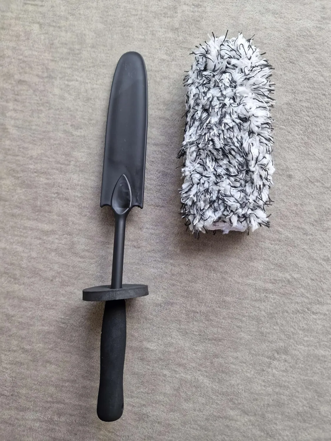 ORGAFLIX Profi Felgenbürste 42 cm Mikrofaser Handschuhe