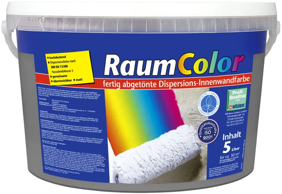 Wilckens Raumcolor matt Basaltgrau 5 l innen